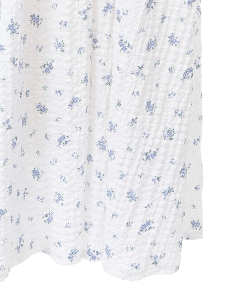 earth music&ecology（アースミュージックアンドエコロジー）の「バックリボンシャーリングワンピース（ワンピース・レディース・サックスブルー/ブラック/その他14・FREE）」の10枚目の写真