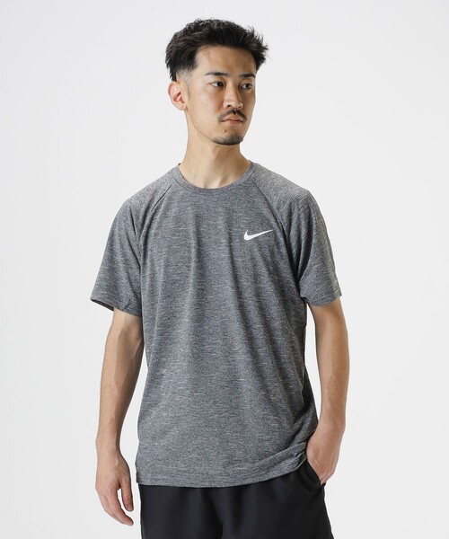 新品タグ付きNIKEシャツ　バイザー　セット セール】NIKE / ヘザー ショートスリーブ ハイドロガード（T