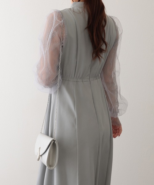 Lace Ladies（レースレディース）の「リーフ モチーフ付き レザー調 スクエア バッグ（クラッチバッグ・レディース・ブラック/シルバー・FREE）」の17枚目の写真