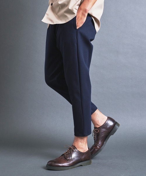 T/C STRETCH KERSEY TAPERED EASY PANTS:ストレッチカルゼ