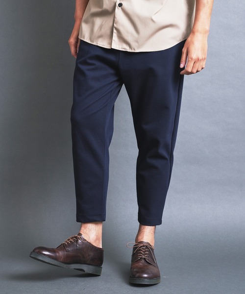 T/C STRETCH KERSEY TAPERED EASY PANTS:ストレッチカルゼ