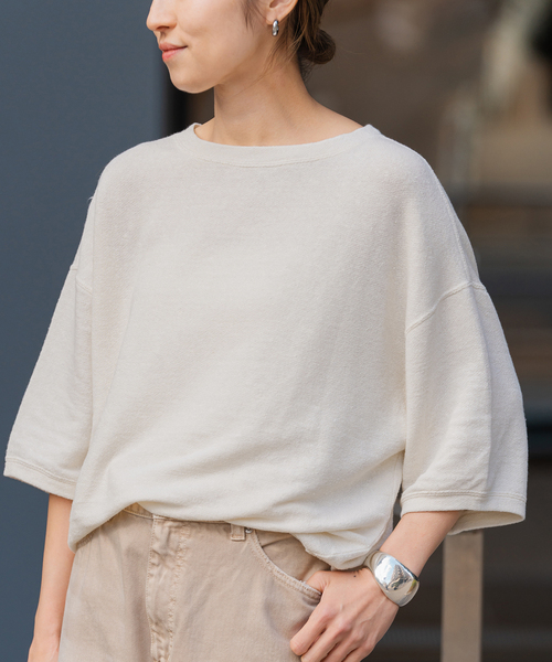 ≪追加≫LINEN TERRY LOOSEプルオーバー 2（Tシャツ/カットソー