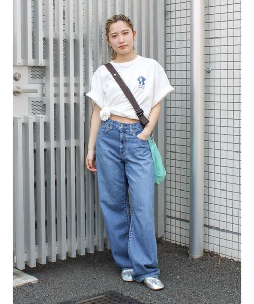 Ungrid（アングリッド）の「ドッグプリントロゴTee（Tシャツ/カットソー・レディース・グリーン系その他/チャコールグレー/オフホワイト・FREE）」の10枚目の写真