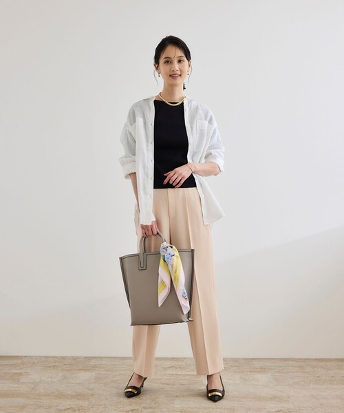 セール】【洗える】テレコ5分袖ニットプルオーバー（ニット/セーター