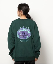 【CHICHI】Zarograviaty LOGO プリント クルーネック スウェット