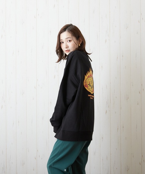 B'day（ビーデイ）の「【CHICHI】Zarograviaty LOGO プリント クルーネック スウェット（スウェット・メンズ・グリーン/グレー系その他・FREE）」の9枚目の写真