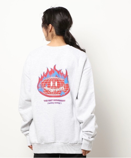 B'day（ビーデイ）の「【CHICHI】Zarograviaty LOGO プリント クルーネック スウェット（スウェット・メンズ・グリーン/グレー系その他・FREE）」の16枚目の写真