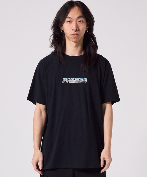 HEROMPRESTOM ブラック プリント 刺繍 半袖 Tシャツ クロムハーツ プリント&アップリケ刺繍半袖Tシャツ 7,980円
