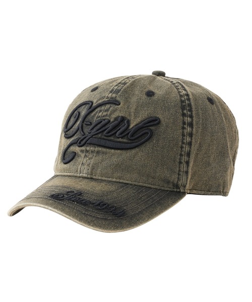 X-girl（エックスガール）の「EMBROIDERED LOGO FADED 6PANEL CAP（キャップ・レディース・ブラック/パープル/ネイビー・ONE SIZE）」の14枚目の写真