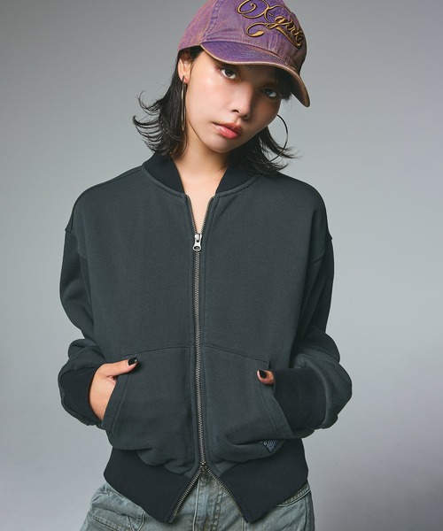 X-girl（エックスガール）の「EMBROIDERED LOGO FADED 6PANEL CAP（キャップ・レディース・ブラック/パープル/ネイビー・ONE SIZE）」の16枚目の写真