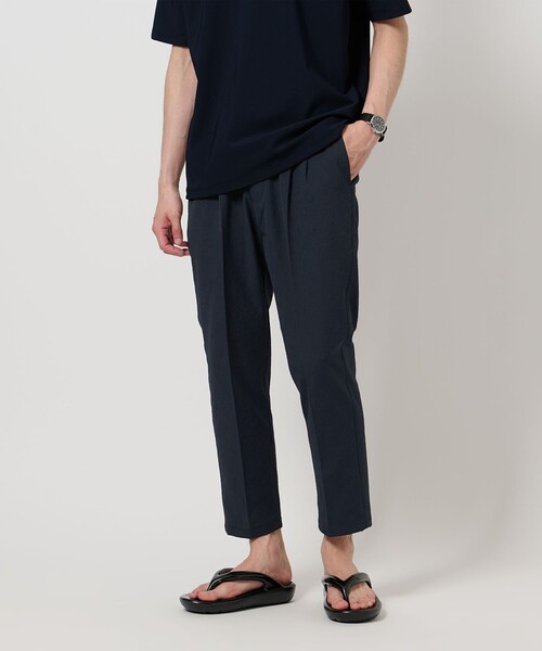 【未使用】グリーンレーベル　スラックス　 パンツ　ブラック　Mサイズ green label relaxing スラックス A+ ラッカンジャージ