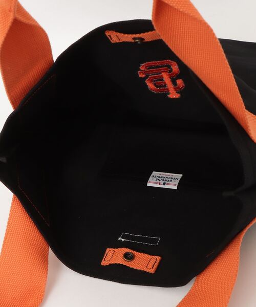 INFIELDER DESIGN（インフィールダーデザイン）の「INFIELDER DESIGN/インフィルダーデザイン MLB TOTE トートバック ハンドバック（トートバッグ・メンズ・ブラック・ONE SIZE）」の3枚目の写真