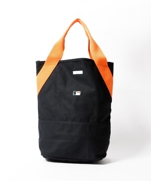 INFIELDER DESIGN（インフィールダーデザイン）の「INFIELDER DESIGN/インフィルダーデザイン MLB TOTE トートバック ハンドバック（トートバッグ・メンズ・ブラック・ONE SIZE）」の6枚目の写真