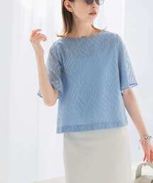 URBAN RESEARCH ROSSO WOMEN | 『WEB/一部店舗限定』セミシアーカットジャガードブラウス(シャツ/ブラウス)