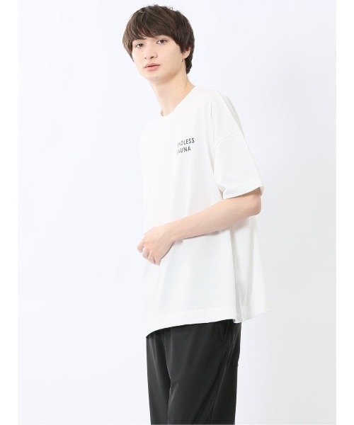 TAKA-Q(タカキュー)の「【サウナ キャンプ アウトドア】タカキュー Sauna Camp×T/Q ロゴ クルー 半袖 Tシャツ(Tシャツ/カットソー・メンズ・ホワイト/ブラック・MEDIUM/LARGE/X-LARGE)」の22枚目の写真