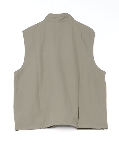 SUGGESTION（サジェッション）の「SUGGESTION/サジェッション ナイロンスタンドベスト（ベスト・メンズ・グリーン・L/M）」の2枚目の写真