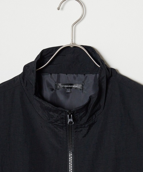 SUGGESTION（サジェッション）の「SUGGESTION/サジェッション ナイロンスタンドベスト（ベスト・メンズ・グリーン・L/M）」の4枚目の写真