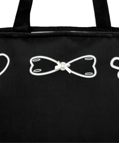 LA POMME petit(ラポミ・プチ)の「LA POMME petit PETALE tote bag(トートバッグ・レディース・レッド/ブラック・FREE)」の7枚目の写真