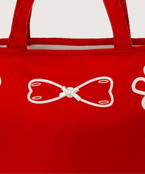 LA POMME petit(ラポミ・プチ)の「LA POMME petit PETALE tote bag(トートバッグ・レディース・レッド/ブラック・FREE)」の8枚目の写真