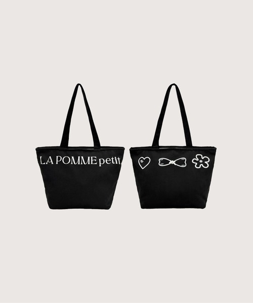 LA POMME petit(ラポミ・プチ)の「LA POMME petit PETALE tote bag(トートバッグ・レディース・レッド/ブラック・FREE)」の14枚目の写真