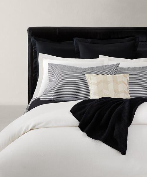 オーガニック コットン シャーティング ストライプ フラットシーツ