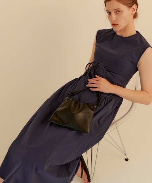 kiehtova（キエトヴァ）の「【kiehtova】BREEZE COTTON DRESS/ブリーズ コットン ドレス（ドレス・レディース・ネイビー/ブラック/ホワイト・L/M）」の3枚目の写真