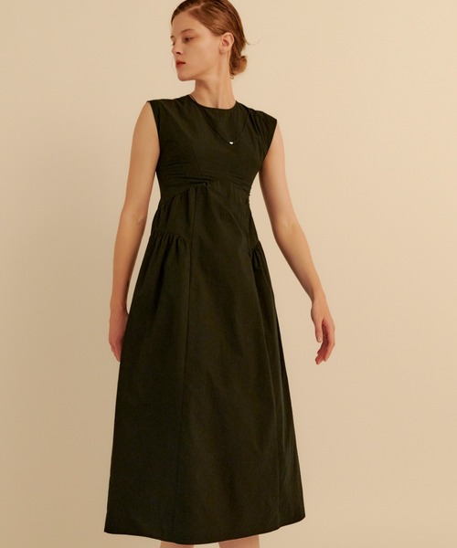 kiehtova（キエトヴァ）の「【kiehtova】BREEZE COTTON DRESS/ブリーズ コットン ドレス（ドレス・レディース・ネイビー/ブラック/ホワイト・L/M）」の5枚目の写真