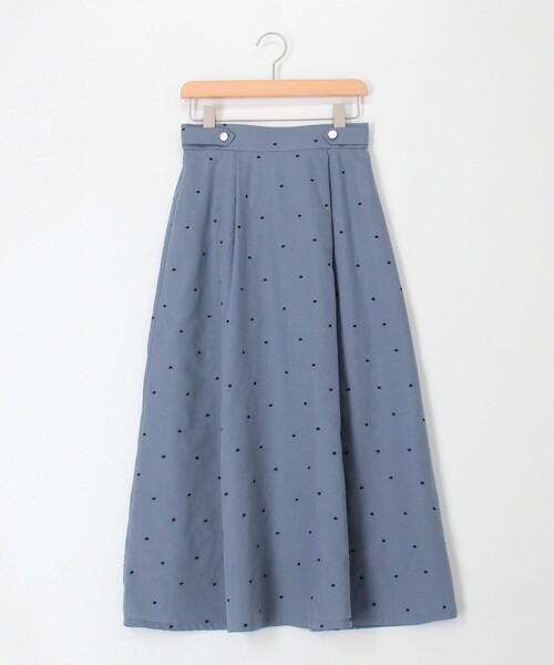 MI.YA.CO タフタサークル刺繍スカート MI.YA.CO タフタサークル刺繍スカート