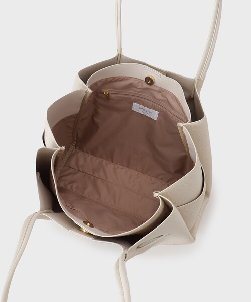 軽量/A4サイズ対応/通勤対応】フロントベルトデザイントートバッグ