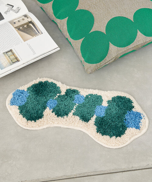 BIRTHDAY BAR（バースデイバー）の「【SAHIR サヒール】Accent medium mat　eucalyptus（ラグ/マット・レディース・グリーン・0）」の5枚目の写真