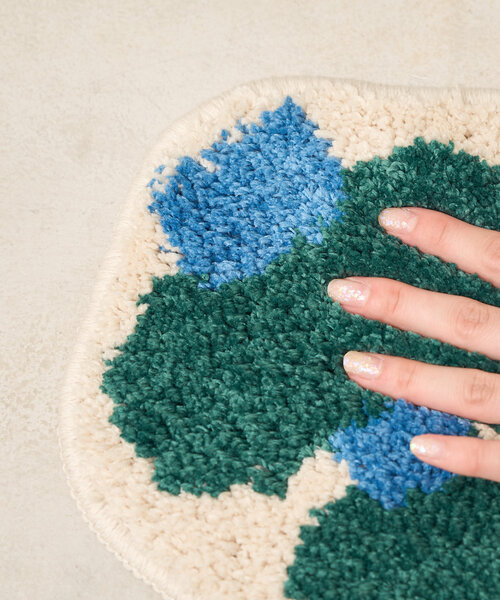 BIRTHDAY BAR（バースデイバー）の「【SAHIR サヒール】Accent medium mat　eucalyptus（ラグ/マット・レディース・グリーン・0）」の8枚目の写真