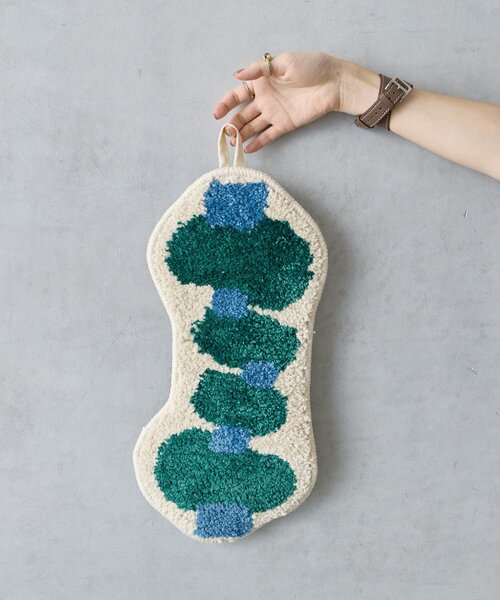 BIRTHDAY BAR（バースデイバー）の「【SAHIR サヒール】Accent medium mat　eucalyptus（ラグ/マット・レディース・グリーン・0）」の9枚目の写真