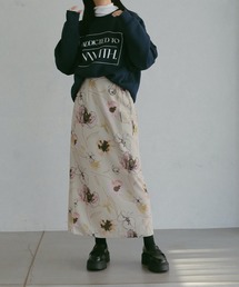 ドローイングフラワースカート