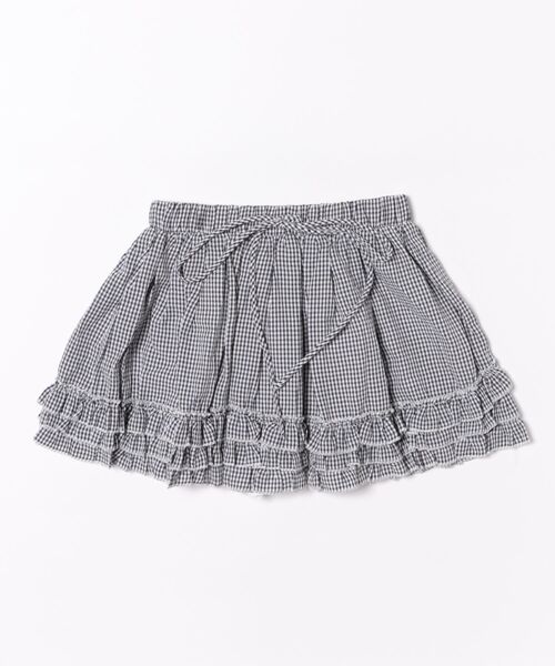 frunco（フランコ）の「ギンガムフリルスカート（スカート・レディース・ピンク/ブラック/ブルー・MEDIUM）」の7枚目の写真