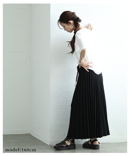 セール】プリーツガウチョパンツ（その他パンツ）｜Sawa a la mode