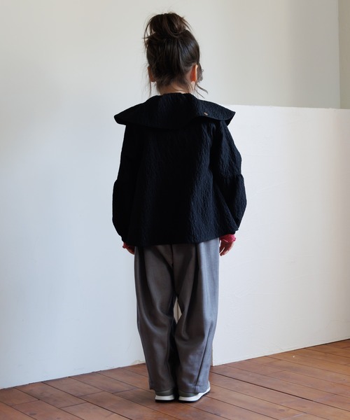 MAKE YOUR DAY（メイクユアデイ）の「ビッグカラージャケット■80～140cm（ナイロンジャケット・キッズ・ブラック/ピンク/ブラウン・140/130/110/100/90/80/120）」の11枚目の写真