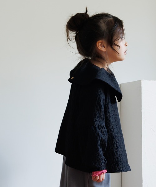 MAKE YOUR DAY（メイクユアデイ）の「ビッグカラージャケット■80～140cm（ナイロンジャケット・キッズ・ブラック/ピンク/ブラウン・140/130/110/100/90/80/120）」の13枚目の写真