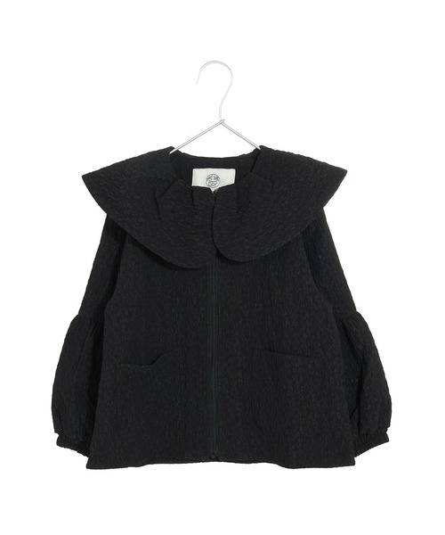 MAKE YOUR DAY（メイクユアデイ）の「ビッグカラージャケット■80～140cm（ナイロンジャケット・キッズ・ブラック/ピンク/ブラウン・140/130/110/100/90/80/120）」の6枚目の写真