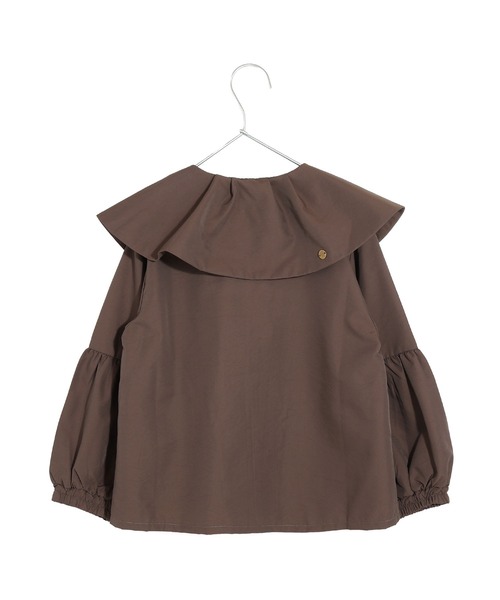 MAKE YOUR DAY（メイクユアデイ）の「ビッグカラージャケット■80～140cm（ナイロンジャケット・キッズ・ブラック/ピンク/ブラウン・140/130/110/100/90/80/120）」の8枚目の写真