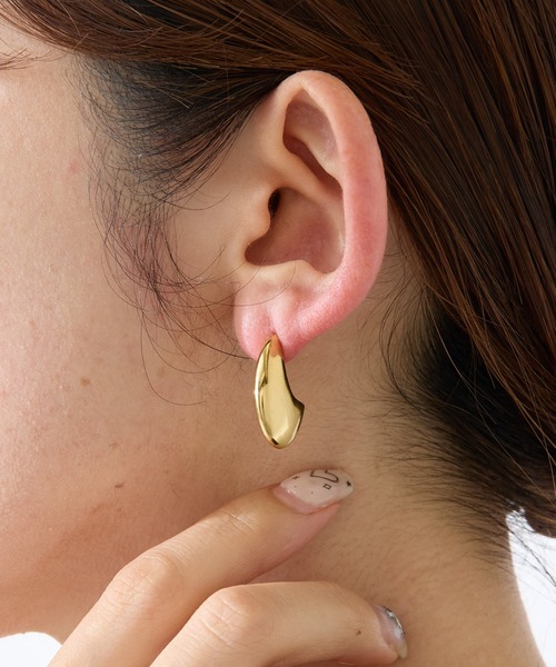 ★フランス発 A.P.C.★ Marilou ピアス クレオール シルバー セール】【HARPO】シルバーピアス ハート 銀製（ピアス（両耳用