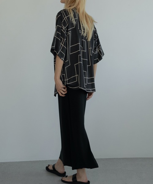 Geometric Opencollar Shirts（シャツ/ブラウス）｜anuke