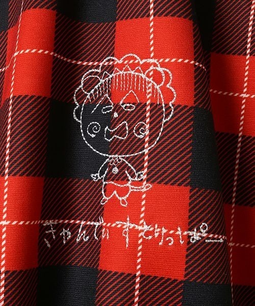 Candy Stripper(キャンディストリッパー)の「【コジコジ×Candy Stripper】ガーン TRACK ジャケット(ブルゾン・レディース・ブラック/レッド・FREE)」の4枚目の写真