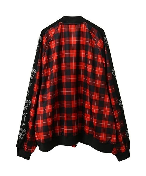 Candy Stripper(キャンディストリッパー)の「【コジコジ×Candy Stripper】ガーン TRACK ジャケット(ブルゾン・レディース・ブラック/レッド・FREE)」の3枚目の写真