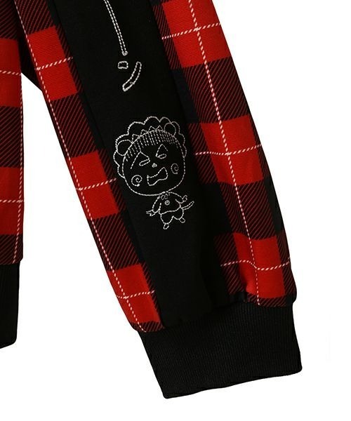 Candy Stripper(キャンディストリッパー)の「【コジコジ×Candy Stripper】ガーン TRACK ジャケット(ブルゾン・レディース・ブラック/レッド・FREE)」の6枚目の写真