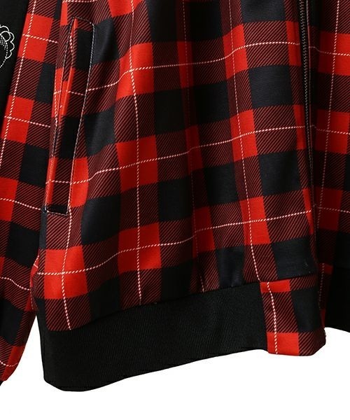 Candy Stripper(キャンディストリッパー)の「【コジコジ×Candy Stripper】ガーン TRACK ジャケット(ブルゾン・レディース・ブラック/レッド・FREE)」の5枚目の写真