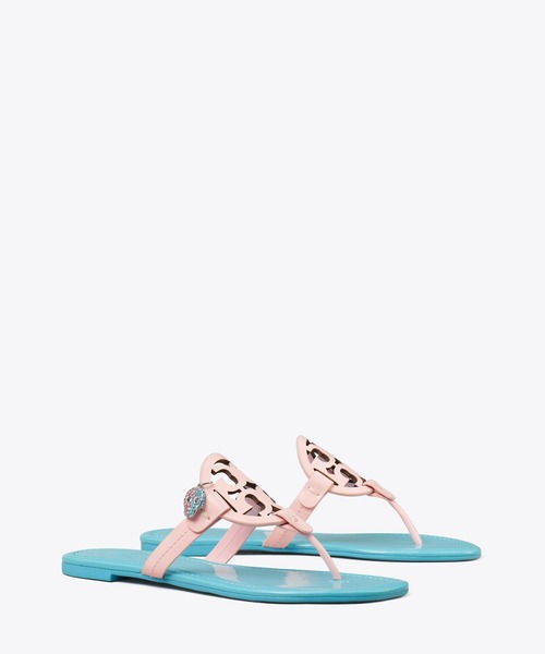 Tory Burch x BonBon ミラー パテント サンダル（サンダル