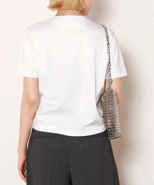 AP STUDIO（エーピーストゥディオ）の「コンパクトTシャツ（Tシャツ/カットソー・レディース・ホワイト/ネイビー/ブラウン・FREE）」の10枚目の写真