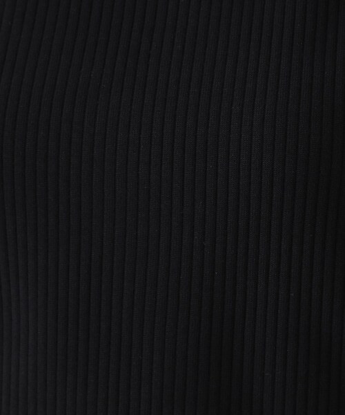OPAQUE.CLIP(オペークドットクリップ)の「◆ノースリーブリブカットソー【洗濯機洗い可】(Tシャツ/カットソー・レディース・ホワイト/ダークグレー/ブラウン系その他/ブラック・42/40/38/36)」の12枚目の写真