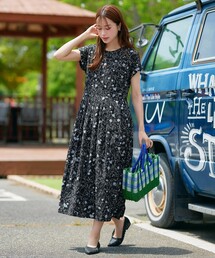 シャツワンピース（花柄・ボタニカル柄）ファッション通販