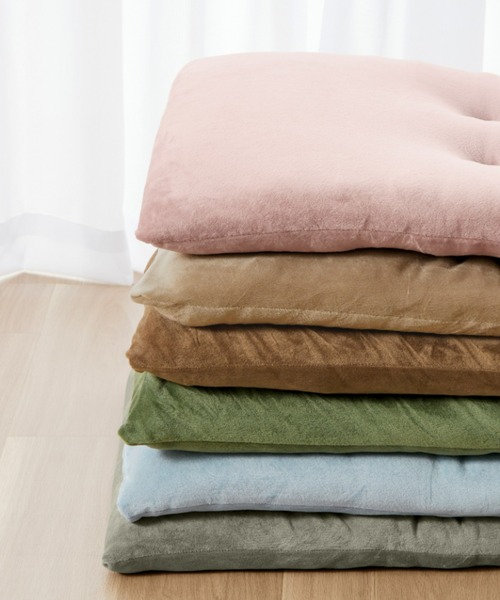 iellio（イエリオ）の「洗える！ふっくらソファーパッド　とろけるマイクロ素材　2人掛け / ロングクッション（クッション/クッションカバー・レディース・チャコールグレー/ブルーグレー/スモークピンク/カーキオリーブ/ブラウン/ベージュ・FREE）」の22枚目の写真